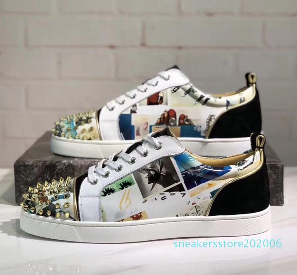 19s wholesale r glitter leather fashion red bottom spikes sneakers for women,men casual walking luxury designer walking eu35-46 s06, Black
19s wholesale r glitter leather fashion red bottom spikes sneakers for women,men casual walking luxury designer walking eu35-46 s06, Black