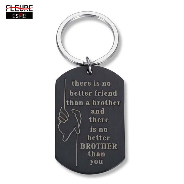 brother gift keychain birthday big brother there is no better than you for him little friend family gift, Silver
brother gift keychain birthday big brother there is no better than you for him little friend family gift, Silver