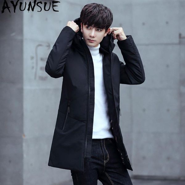 ayunsue korean duck down jacket men winter long caot for men plus size students fashion hooded coat parka abrigo hombre kj571, Black
ayunsue korean duck down jacket men winter long caot for men plus size students fashion hooded coat parka abrigo hombre kj571, Black