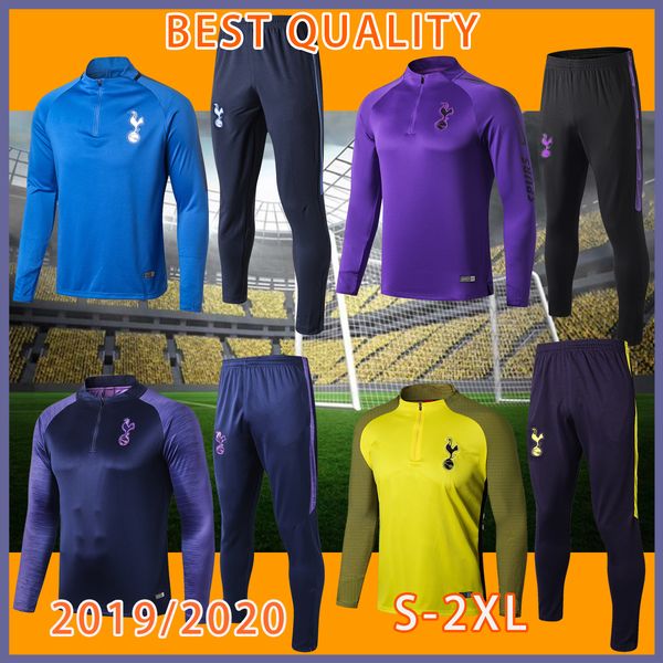19 20 tottenhanm tracksuit kits purple soccer jogging suits football training suit set long sleeve uniforms survetemen jacket, Black
19 20 tottenhanm tracksuit kits purple soccer jogging suits football training suit set long sleeve uniforms survetemen jacket, Black