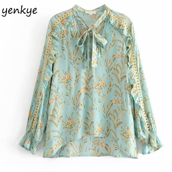 modis 2019 women green floral print boho blouse shirt lady lace up v neck long sleeve casual summer plus size blusa, White
modis 2019 women green floral print boho blouse shirt lady lace up v neck long sleeve casual summer plus size blusa, White