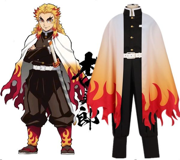 demon slayer:kimetsu no yaiba rengoku kyoujurou cosplay costume halloween costume, Black
demon slayer:kimetsu no yaiba rengoku kyoujurou cosplay costume halloween costume, Black