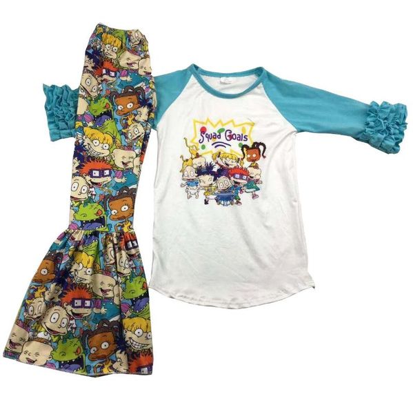 2019 selling baby boutique clothes cartoon character girl kids clothing sets, White
2019 selling baby boutique clothes cartoon character girl kids clothing sets, White