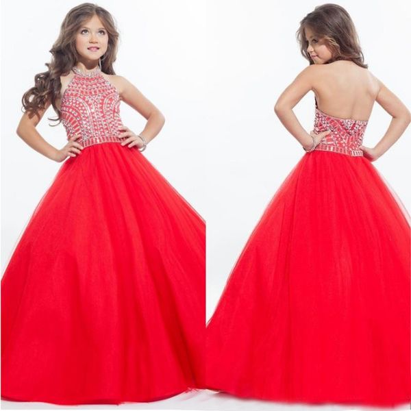 2019 sparkly girls pageant dresses teens halter tulle floor length rhinestone little girls prom party flower girl dresses, White;blue
2019 sparkly girls pageant dresses teens halter tulle floor length rhinestone little girls prom party flower girl dresses, White;blue