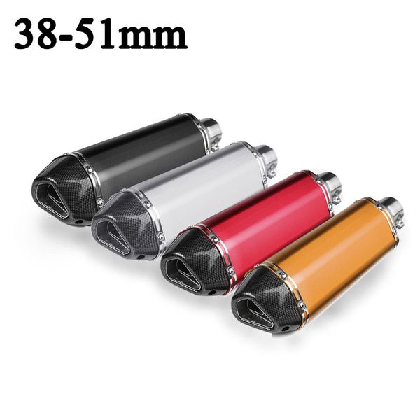 universal 1set 38-51mm motorcycle exhaust muffler escape slip on pipe motorbike scooter atv dirt bike diy carbon stainless steel
universal 1set 38-51mm motorcycle exhaust muffler escape slip on pipe motorbike scooter atv dirt bike diy carbon stainless steel
