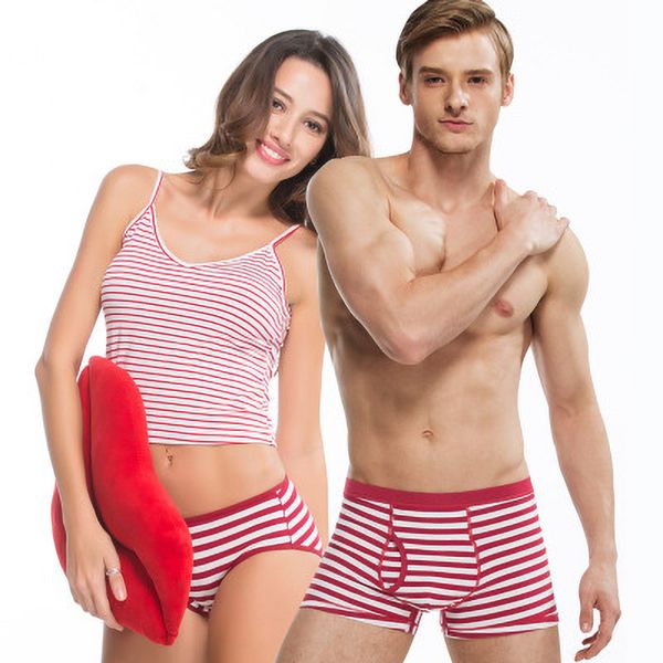 navy blue striped couple underwear set men underwear triangle cotton panties cute sweet women panties, Black;white
navy blue striped couple underwear set men underwear triangle cotton panties cute sweet women panties, Black;white