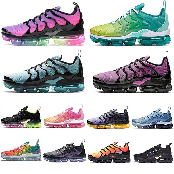 2020 tn plus vapors be true rainbow active fuchsia aurora green mens womens running shoes air cushion sports sneakers trainers size 5.5-12
2020 tn plus vapors be true rainbow active fuchsia aurora green mens womens running shoes air cushion sports sneakers trainers size 5.5-12
