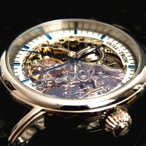 2019 automatic mechanical men's watch personality hollow watches seagull m182sk movement black brown leather strap wristwatchnew, Slivery;brown
2019 automatic mechanical men's watch personality hollow watches seagull m182sk movement black brown leather strap wristwatchnew, Slivery;brown