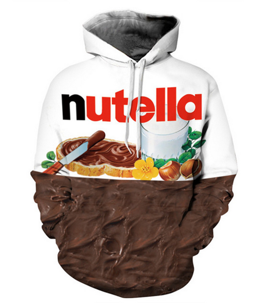 fashion 3d printed nutella men women pullover hoodies street wear casual hip hop pockets sweatshirt clothing zgxl049, Black
fashion 3d printed nutella men women pullover hoodies street wear casual hip hop pockets sweatshirt clothing zgxl049, Black