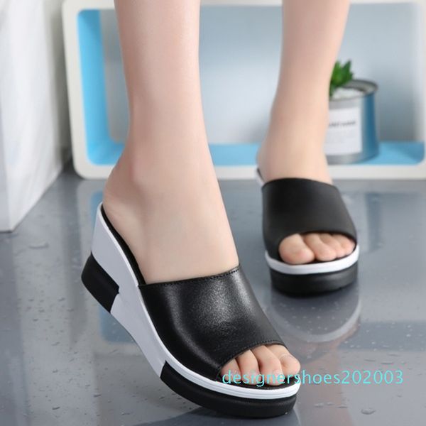 new summer women's sandals peep-toe shoes woman high-heels platforms casual wedges for women sandalias con plataforma d03, Black 
new summer women's sandals peep-toe shoes woman high-heels platforms casual wedges for women sandalias con plataforma d03, Black