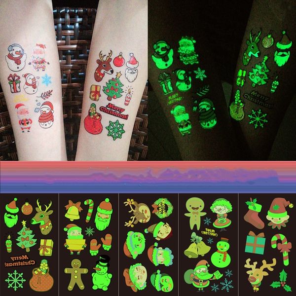 christmas decorations temporary tattoos kids adults christmas stickers cute luminous glow in the dark tattoo stickers 1lot/10pcst2i5668
christmas decorations temporary tattoos kids adults christmas stickers cute luminous glow in the dark tattoo stickers 1lot/10pcst2i5668