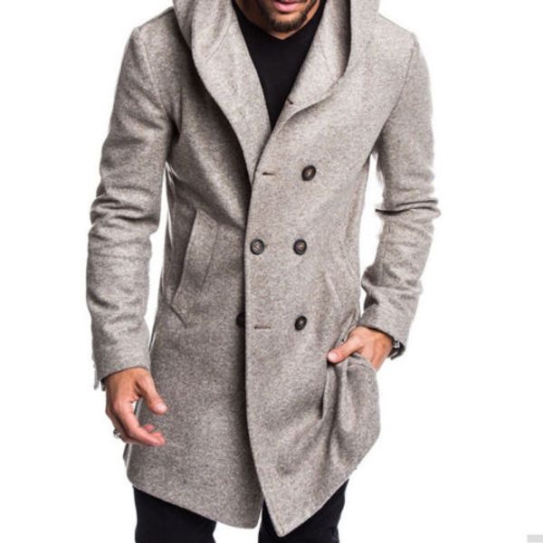 winter men's british style woolen casual trench coat overcoat long jacket autumn spring single bottons solid clothing, Black;brown
winter men's british style woolen casual trench coat overcoat long jacket autumn spring single bottons solid clothing, Black;brown