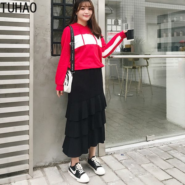 2020 autumn winter woman hooded sweatshirt black skirt women two piece set plus size 2xl 3xl woman suit casual female lz26, White
2020 autumn winter woman hooded sweatshirt black skirt women two piece set plus size 2xl 3xl woman suit casual female lz26, White