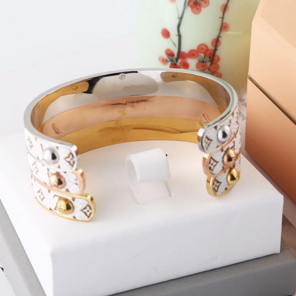 new fashion opening men's and women's bracelets flower bracelet stainless steel jewelry charm bracelet luxury designer bangles, Black
new fashion opening men's and women's bracelets flower bracelet stainless steel jewelry charm bracelet luxury designer bangles, Black