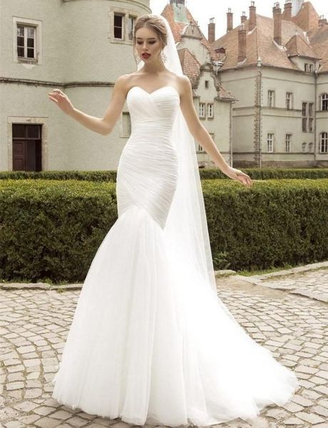 tulle mermaid wedding dress lace up white/ivory marry dresses bridal dresses in stock vestido de festa curto
tulle mermaid wedding dress lace up white/ivory marry dresses bridal dresses in stock vestido de festa curto