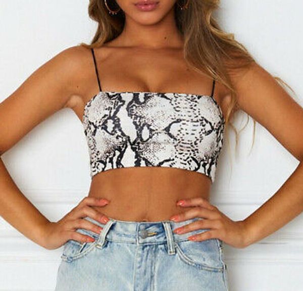 new xxl snakeskin pattern tank crop women strap slim fit vest summer serpentine print shirt plus size haut femme 2019, White
new xxl snakeskin pattern tank crop women strap slim fit vest summer serpentine print shirt plus size haut femme 2019, White