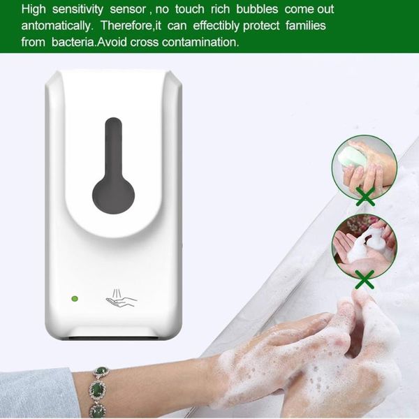 1000ml automatic foam soap dispenser infrared sensing soap dispenser automatic induction liquid for bathroom #gt2
1000ml automatic foam soap dispenser infrared sensing soap dispenser automatic induction liquid for bathroom #gt2