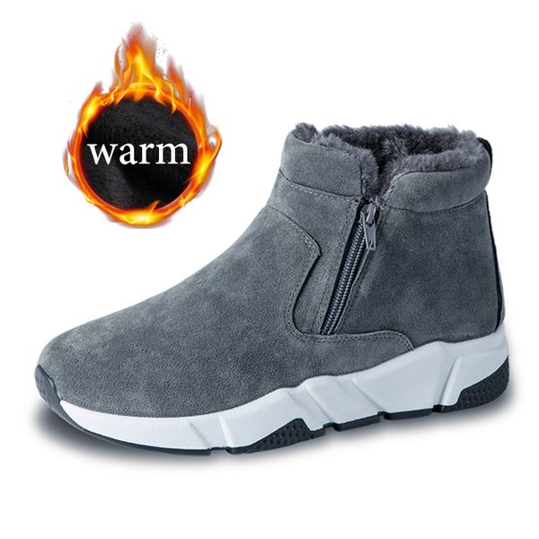 bonjean winter suede men snow fashion sneakers man snow boots shoes high cut two zipper male fur plush warm shoes booties, Black
bonjean winter suede men snow fashion sneakers man snow boots shoes high cut two zipper male fur plush warm shoes booties, Black