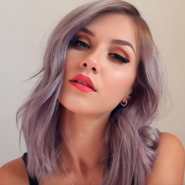 fashion women's loose waves pink purple shoulder-length curls hair high temperature fiber chemical fiber wig synthetic wigs for chic gi, Black