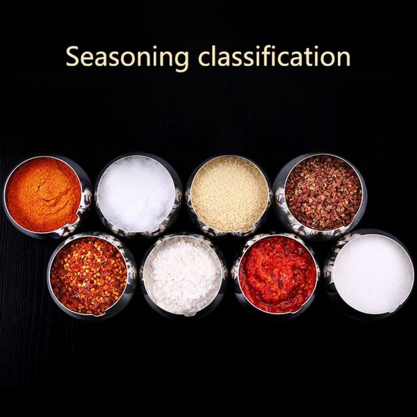 stainless steel round shape seasoning spice tank cans salt pepper box with dust-proof lid creative kitchen gadget
stainless steel round shape seasoning spice tank cans salt pepper box with dust-proof lid creative kitchen gadget