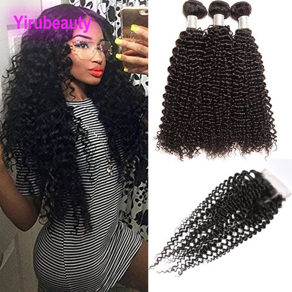 brazilian human hair extensions kinky curly 3 bundles with lace closure 4pieces/lot bundles with middle three part, Black;brown
brazilian human hair extensions kinky curly 3 bundles with lace closure 4pieces/lot bundles with middle three part, Black;brown
