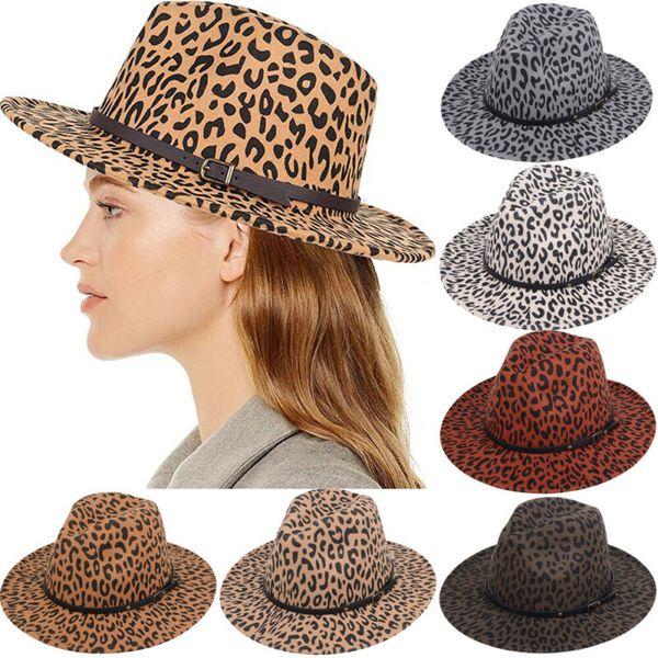 gangster men women leopard hat vintage fedoras solid hard felt trilby cap gangster wide brim hat, Blue;gray
gangster men women leopard hat vintage fedoras solid hard felt trilby cap gangster wide brim hat, Blue;gray