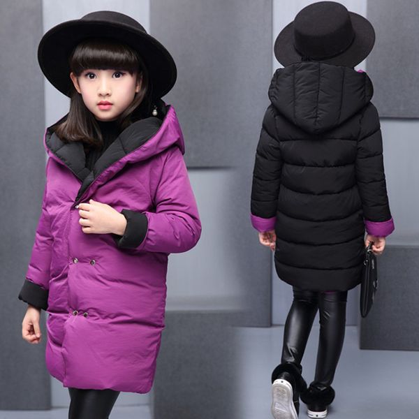 2018 children down&parkas 4-12t winter kids outerwear girls casual warm hooded jacket for girls solid reversible wear warm coats, Blue;gray
2018 children down&parkas 4-12t winter kids outerwear girls casual warm hooded jacket for girls solid reversible wear warm coats, Blue;gray