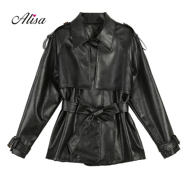 autumn 2019 new fashion womens loose pu locomotive motorcycle black leather jackets streetwear females belt slim short coats
autumn 2019 new fashion womens loose pu locomotive motorcycle black leather jackets streetwear females belt slim short coats