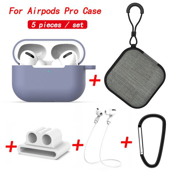 5 in 1 lanyard carabiner protective case for airpods pro soft silicone earphones case for airpods 3 pro accessories storage box
5 in 1 lanyard carabiner protective case for airpods pro soft silicone earphones case for airpods 3 pro accessories storage box