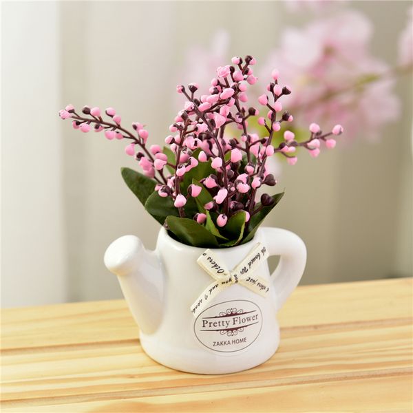 new artificial flowers potted silk orchid branch bonsai decorative plant wedding decor with ceramics vase 1 set(plants+vase
new artificial flowers potted silk orchid branch bonsai decorative plant wedding decor with ceramics vase 1 set(plants+vase