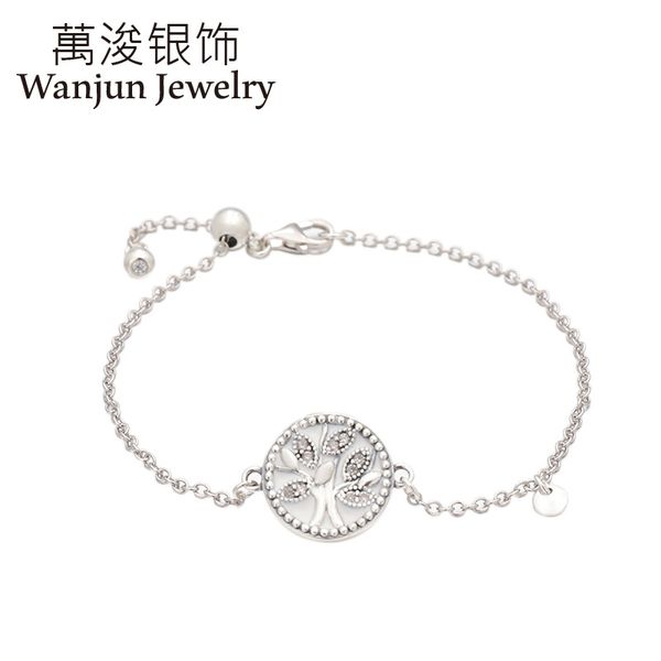 charm bracelets wanjun jewelry 100%925 silver fashion exquisite tree of life adjustable mother's day gift, Golden;silver
charm bracelets wanjun jewelry 100%925 silver fashion exquisite tree of life adjustable mother's day gift, Golden;silver