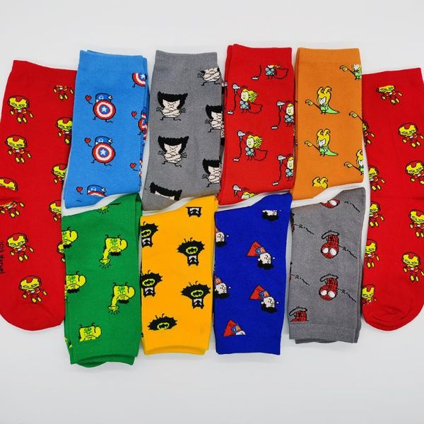 marvel hero general socks cartoon iron man american captain knee high warm stitching pattern non-slip casual socks, Black
marvel hero general socks cartoon iron man american captain knee high warm stitching pattern non-slip casual socks, Black