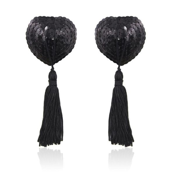 varsbaby black paillette charm breast pad-self-adhesive-repeated use anti-exposure hidden breast pad tassels, Black;white
varsbaby black paillette charm breast pad-self-adhesive-repeated use anti-exposure hidden breast pad tassels, Black;white