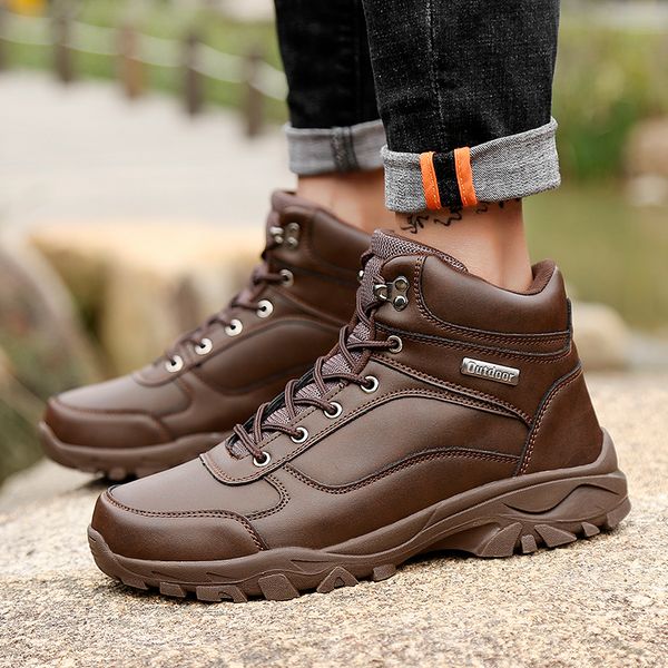 winter thick plush men's snow boots men's boots shoes winter warm non-slip shoes fashion ankle botas hombre 2019, Black
winter thick plush men's snow boots men's boots shoes winter warm non-slip shoes fashion ankle botas hombre 2019, Black