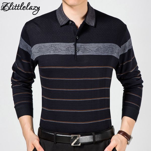 2018 casual long sleeve business mens shirts male striped fashion brand polo shirt designer men tenis polos camisa social 5158, White;black
2018 casual long sleeve business mens shirts male striped fashion brand polo shirt designer men tenis polos camisa social 5158, White;black