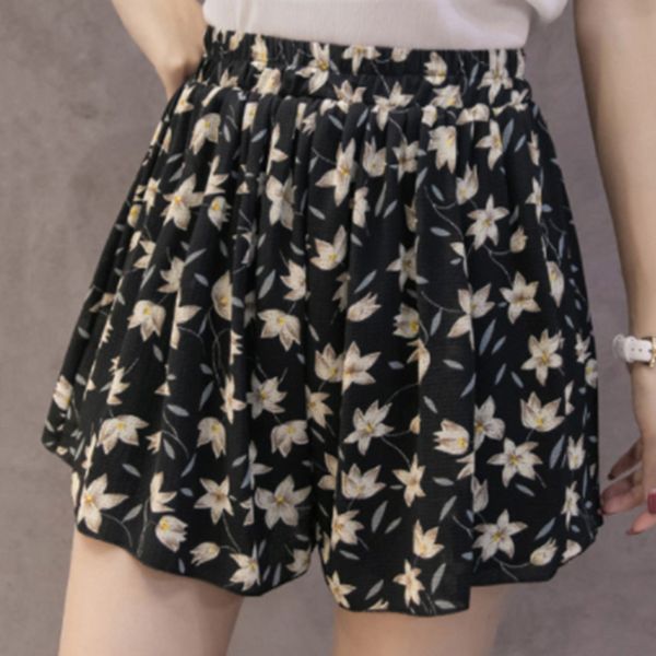 women's shorts 2021 summer wide leg chiffon women fashion lady large size casual loose printing short skirt plus m-xxl, White;black
women's shorts 2021 summer wide leg chiffon women fashion lady large size casual loose printing short skirt plus m-xxl, White;black