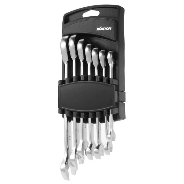 kkmoon 8/10/12/13/14/17/19mm double-ended combination ratchet spanner open-ended wrench set car automotive repair hardware tools
kkmoon 8/10/12/13/14/17/19mm double-ended combination ratchet spanner open-ended wrench set car automotive repair hardware tools