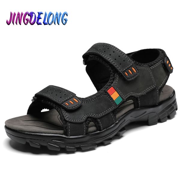 summer men's sandals genuine leather mens gladiator sandals summer fashion men beach handmade man footwear 38-47, Black
summer men's sandals genuine leather mens gladiator sandals summer fashion men beach handmade man footwear 38-47, Black