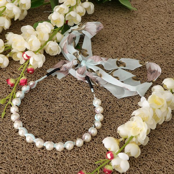 bands девушки корейский стильный pearl лук волос оголовье головной убор аксессуары для волос, Slivery;white
bands девушки корейский стильный pearl лук волос оголовье головной убор аксессуары для волос, Slivery;white