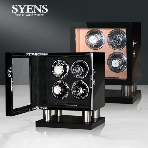 4 watch winders wooden black leather uhrenbeweg silent motor rotator box storage display watches shaker case luxury, Black;blue
4 watch winders wooden black leather uhrenbeweg silent motor rotator box storage display watches shaker case luxury, Black;blue