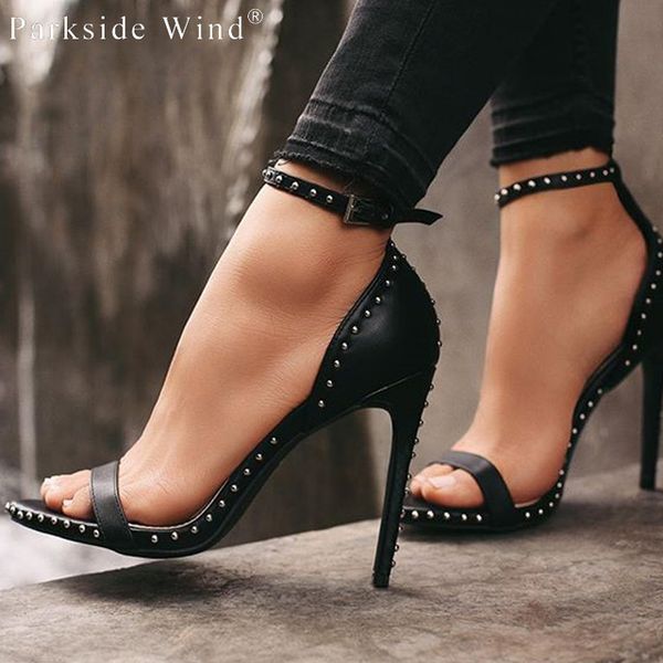 parkside wind pu leather women sandals buckle strap bordered rivet high heels fashion summer party female shoes xwc1845-40, Black
parkside wind pu leather women sandals buckle strap bordered rivet high heels fashion summer party female shoes xwc1845-40, Black