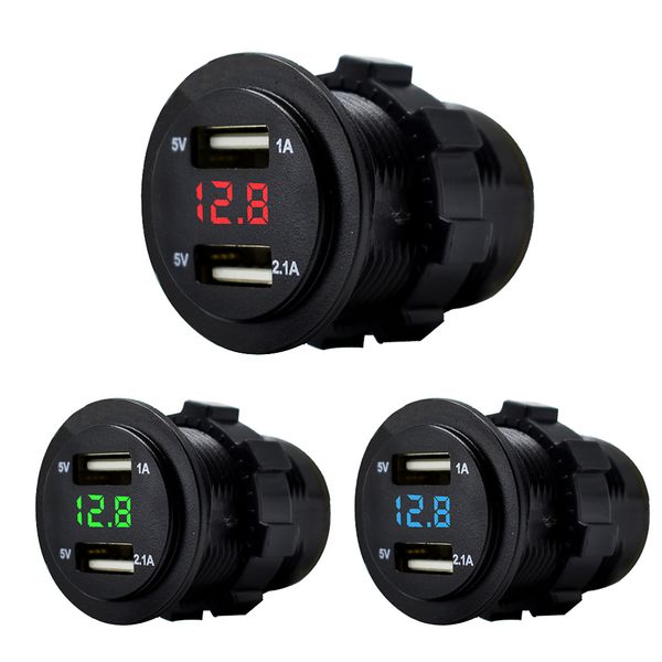 dual usb motorcycle cigarette lighter car cigarette lighter charger socket charger+led digital voltmeter meter monitor 3 colors
dual usb motorcycle cigarette lighter car cigarette lighter charger socket charger+led digital voltmeter meter monitor 3 colors