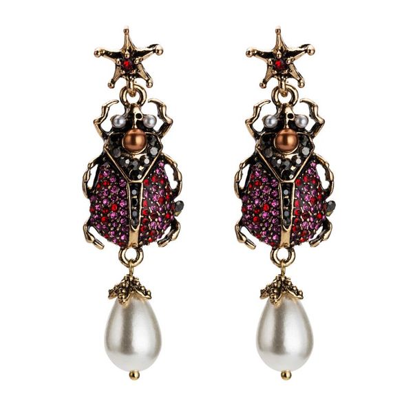 fashion women vintage shape earrings wild long pearl pendant earrings jewelry, Silver
fashion women vintage shape earrings wild long pearl pendant earrings jewelry, Silver