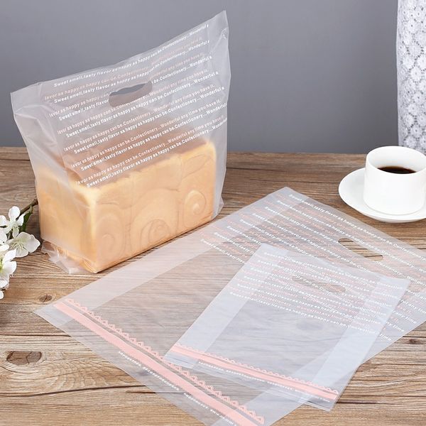 3 size frosted clear plastic takeaway bags disposable toast bread cake bags dessert packaging bag for bakery shopping
3 size frosted clear plastic takeaway bags disposable toast bread cake bags dessert packaging bag for bakery shopping