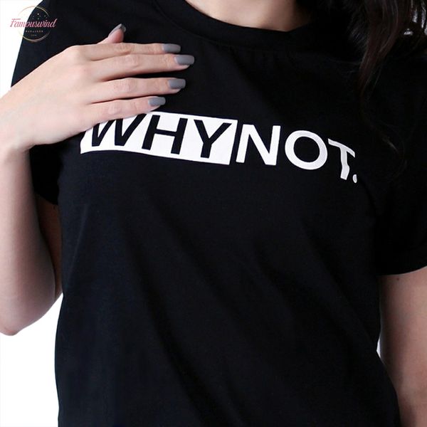 why not letter print t shirt women short sleeve o neck loose tshirt 2020 summer women tee shirt camisetas short mujer, White
why not letter print t shirt women short sleeve o neck loose tshirt 2020 summer women tee shirt camisetas short mujer, White