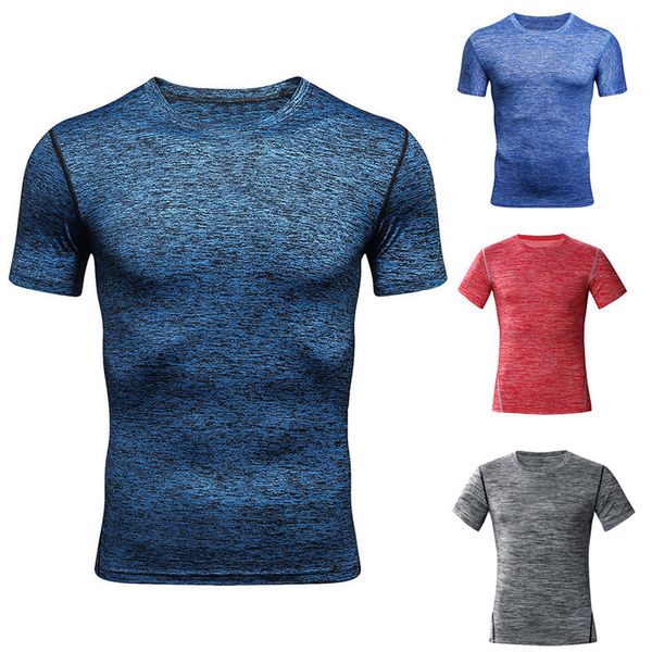 men's fitness short sleeves rashguard running t-shirt workout clothes highly elastic training basketball sports man #2s13fn, Black;blue
men's fitness short sleeves rashguard running t-shirt workout clothes highly elastic training basketball sports man #2s13fn, Black;blue