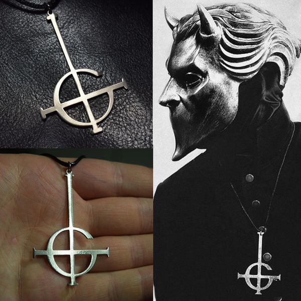 ghost bc nameless ghoul necklace pendant ghost band grucifix papa emeritus patch jewelry, Silver
ghost bc nameless ghoul necklace pendant ghost band grucifix papa emeritus patch jewelry, Silver