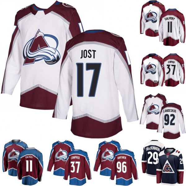 women tyson jost colorado avalanche jersey 29 nathan mackinnon 96 mikko rantanen 37 j.t. compher 91 nazem kadri landeskog calvert wilson, Black;red
women tyson jost colorado avalanche jersey 29 nathan mackinnon 96 mikko rantanen 37 j.t. compher 91 nazem kadri landeskog calvert wilson, Black;red