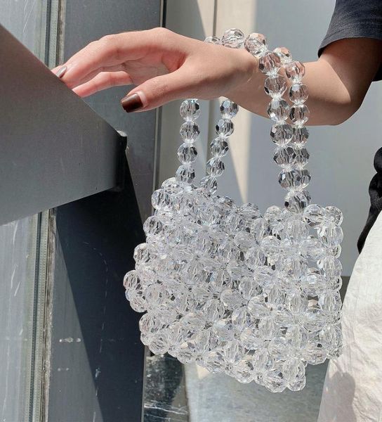 ins same handbag handbag niche retro fashion pearl crystal beaded woven transparent bag
ins same handbag handbag niche retro fashion pearl crystal beaded woven transparent bag