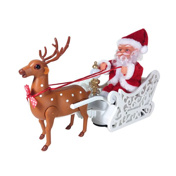 electric santa claus doll elk sled toy walking music elk pull cart toy christmas decor h99f
electric santa claus doll elk sled toy walking music elk pull cart toy christmas decor h99f
